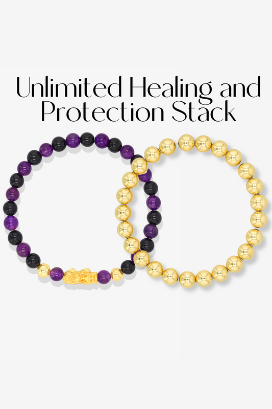 Unlimited Love and Wealth Feng Shui Double Pixiu Stack
