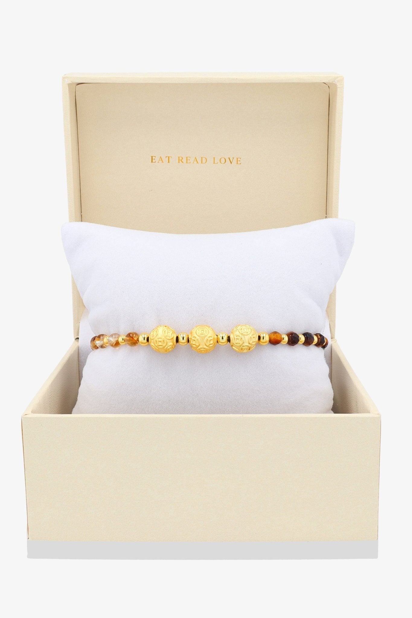 11:11 Limited Edition Multiple Wealth Feng Shiu 18K Gold Vermeil Double Pixiu Charm Bracelet - Eat.Read.Love.