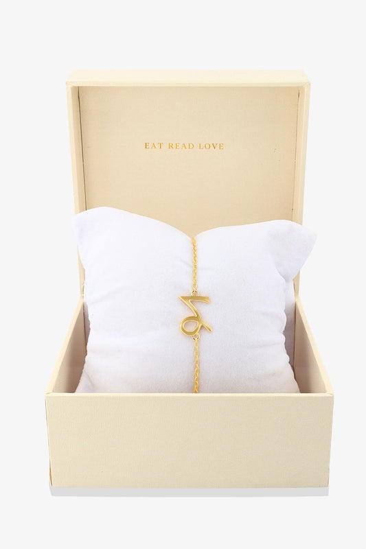 Capricorn Zodiac 18k Gold Vermeil Bracelet - Eat.Read.Love.