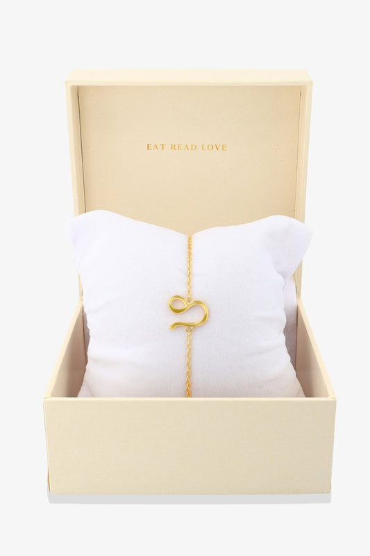 Leo Zodiac 18k Gold Vermeil Bracelet - Eat.Read.Love.