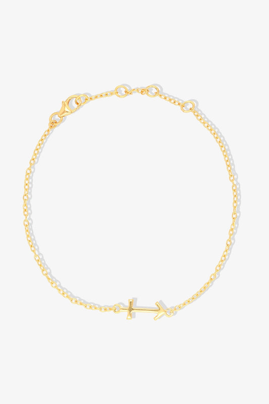 Sagittarius Zodiac 18k Gold Vermeil Bracelet - Eat.Read.Love.