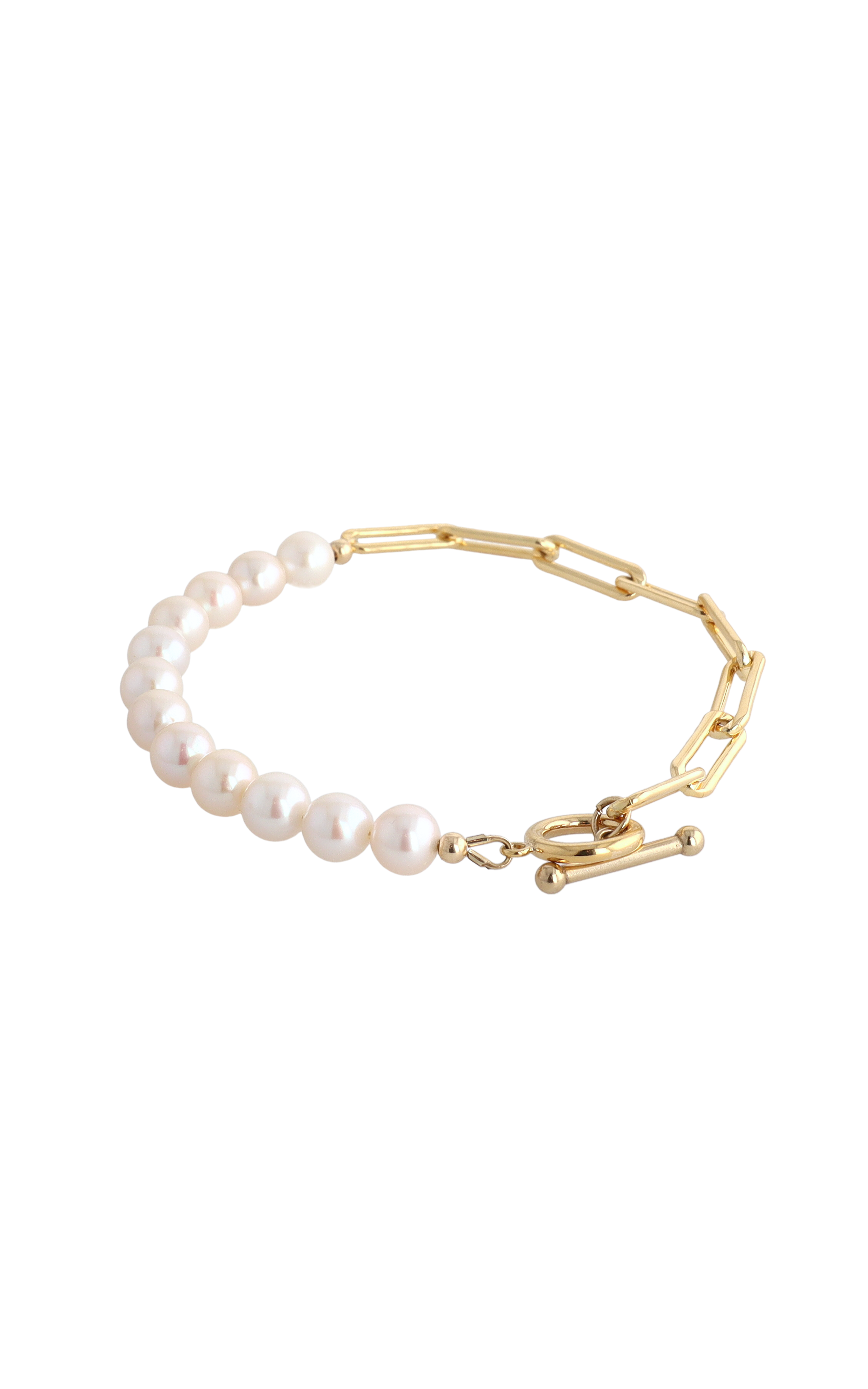 Goddess of Beauty Gold Vermeil Bracelet with Fresh Water Pearl