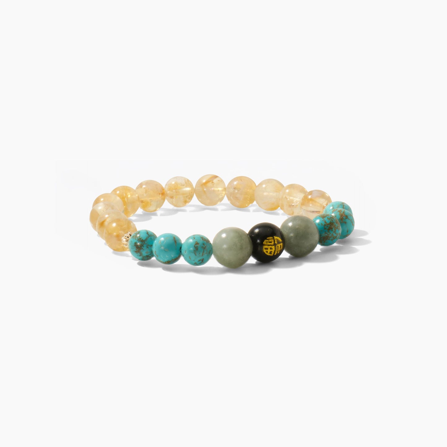 Wealth & Luck Crystal Bracelet Turquoise