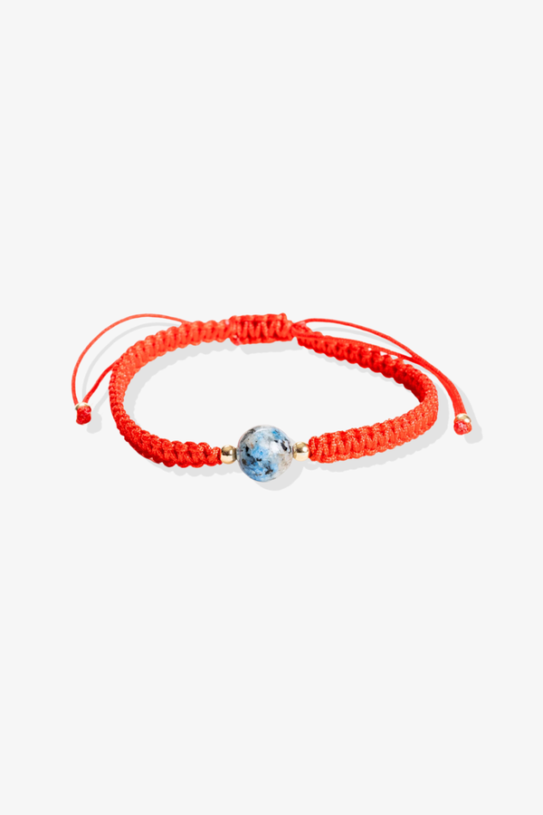 Scorpio Red Thread Gem Bracelet