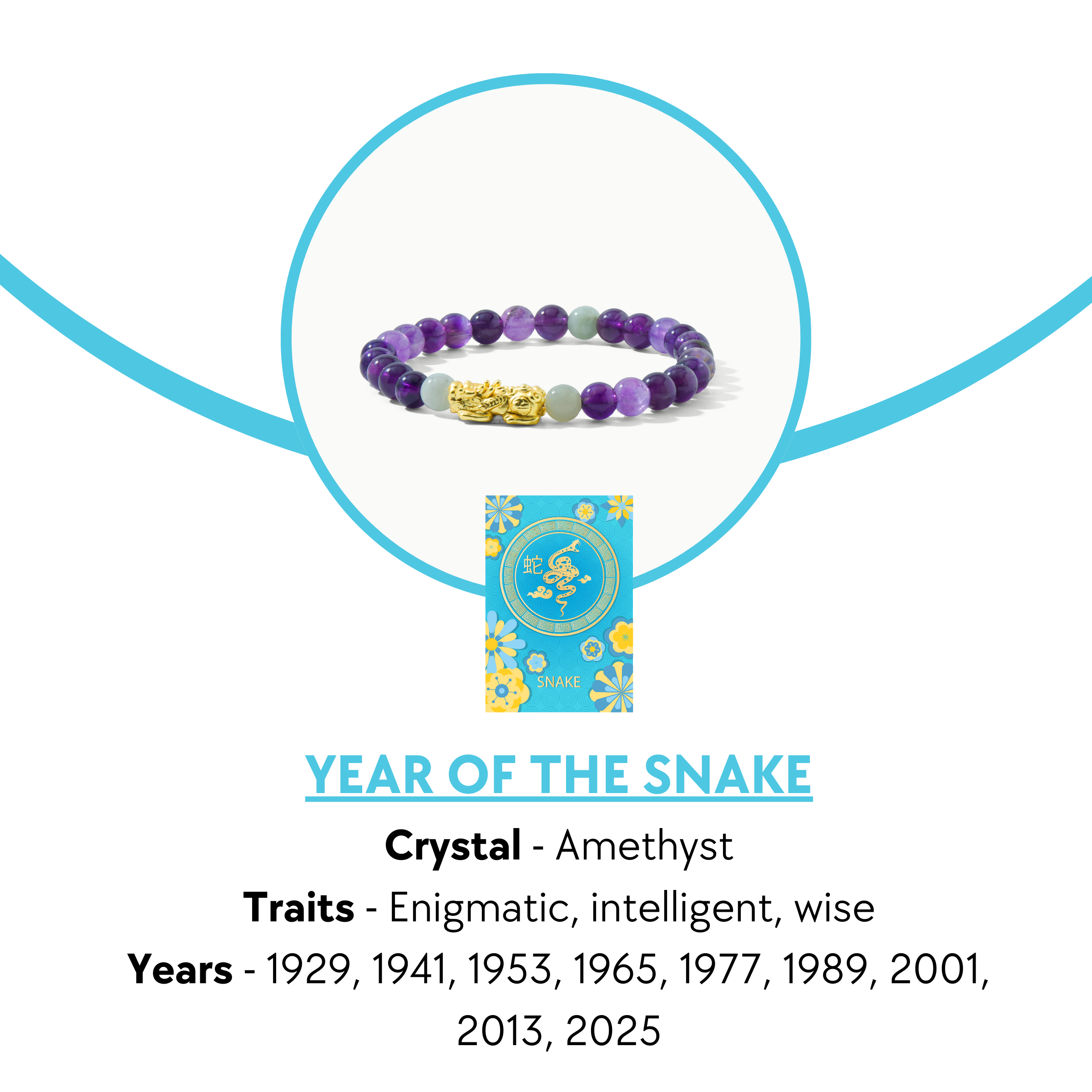 Lucky Fortune Pixiu Amethyst - Year Of The Snake