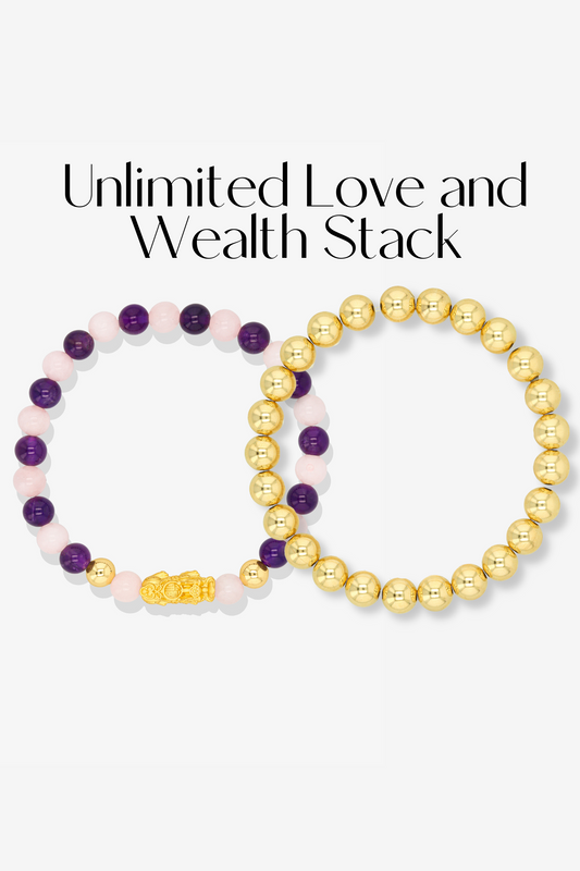Unlimited Love and Romance Feng Shui Double Pixiu Stack