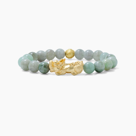 Jade Feng Shui Lucky Pixiu Prosperity & Harmony Bracelet