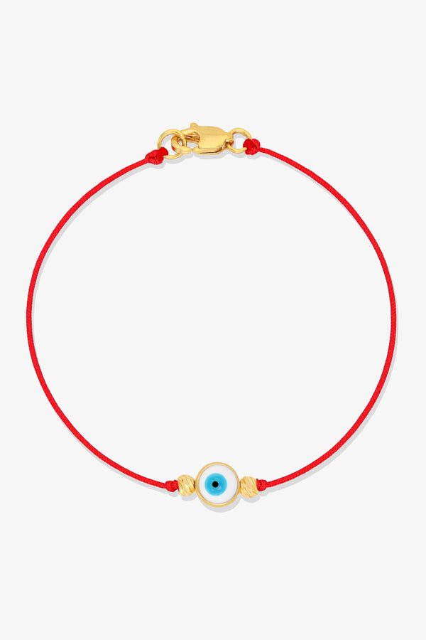 Evil Eye Red String Protection Bracelet - Pink
