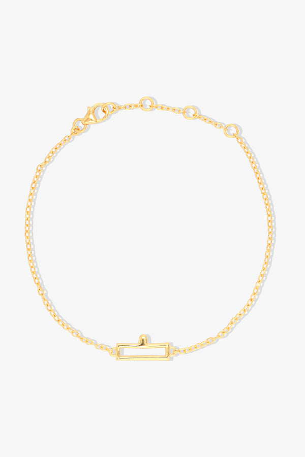 Libra Zodiac 18k Gold Vermeil Bracelet