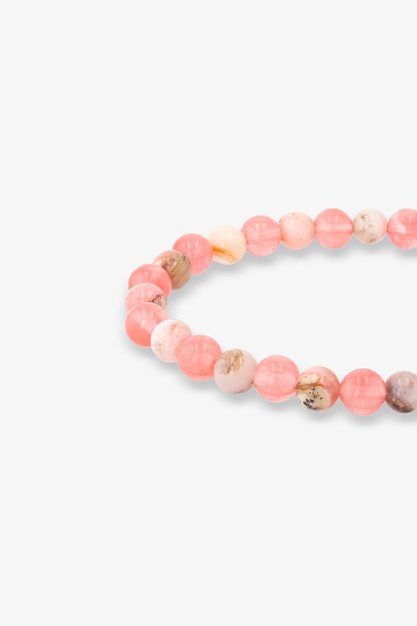 Pink Opal and Cherry Quartz Unlimited Romance 18K Gold Vermeil Pixiu Feng Shui Bracelet