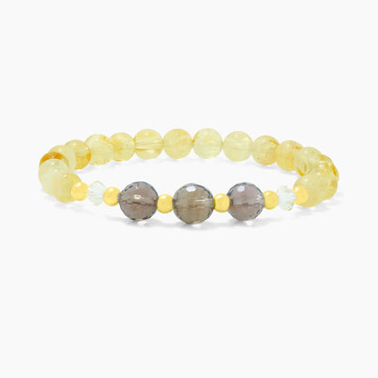 Leo Lucky Zodiac Trio Crystal Bracelet