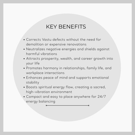 Vastu Pyramid Energized by Sal