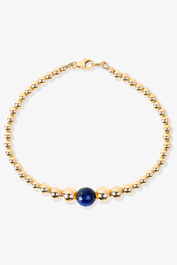 Aquarius Zodiac Gradient REAL Gold Bracelet