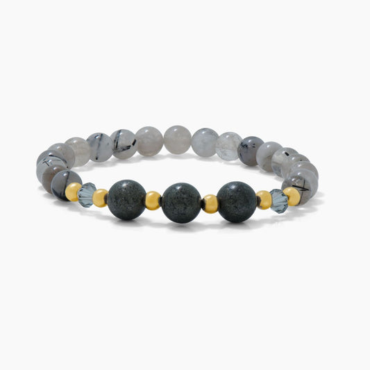 Capricorn Lucky Zodiac Trio Crystal Bracelet