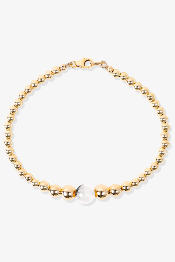 Libra Zodiac Gradient REAL Gold Bracelet