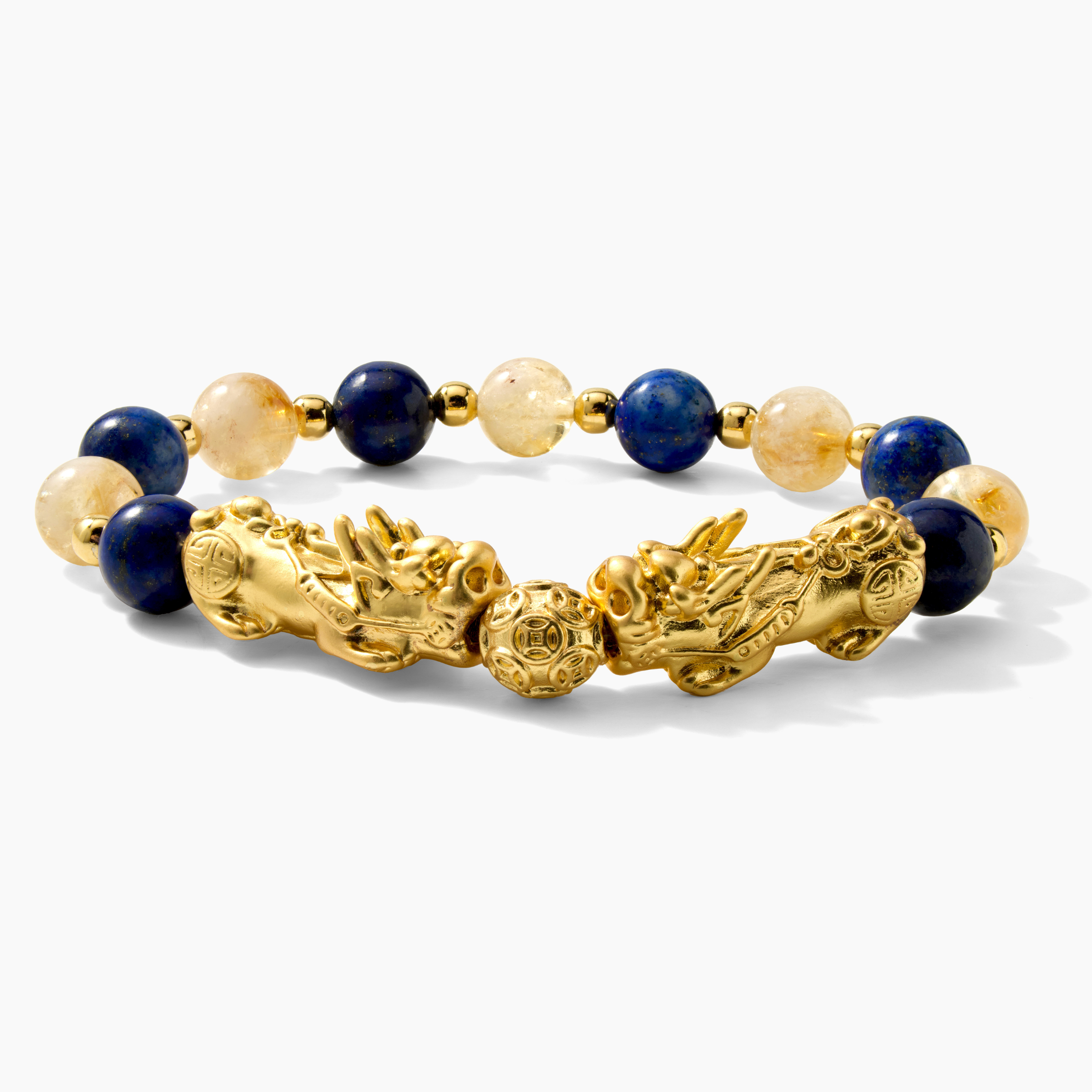 Cancer Zodiac Feng Shui Double Pixiu Bracelet