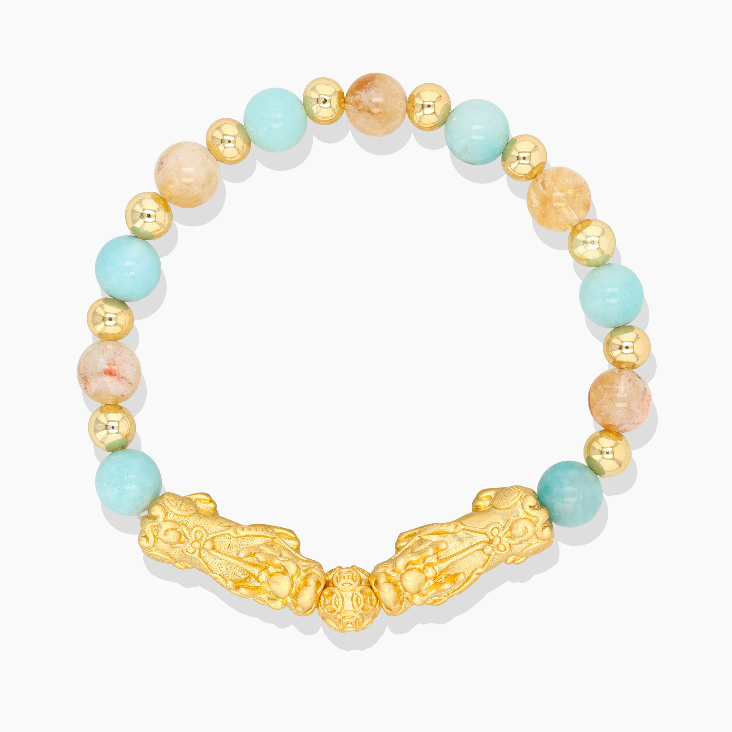 Virgo Zodiac Feng Shui Double Pixiu Bracelet