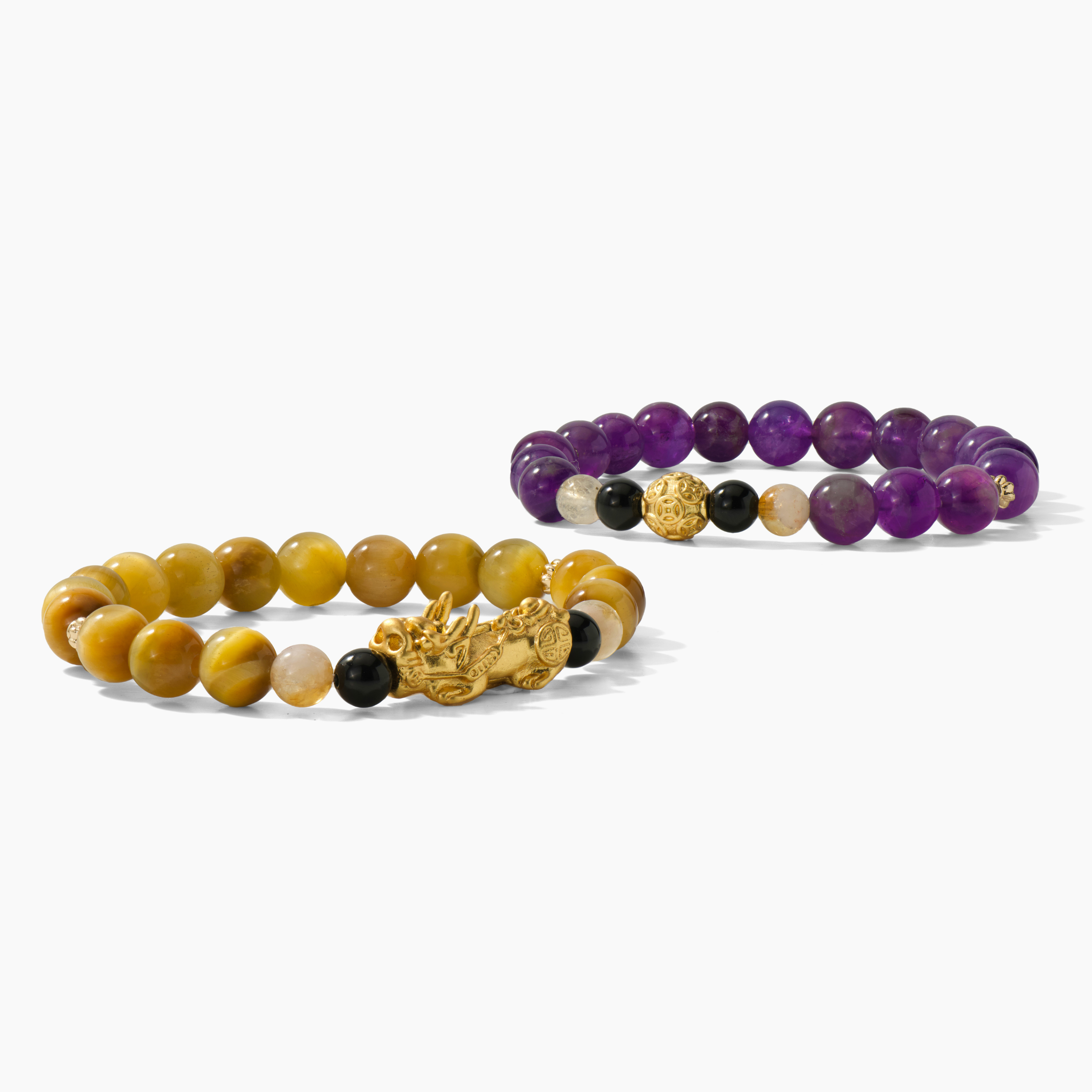 Gemini Double Love and Money Bracelet Stack