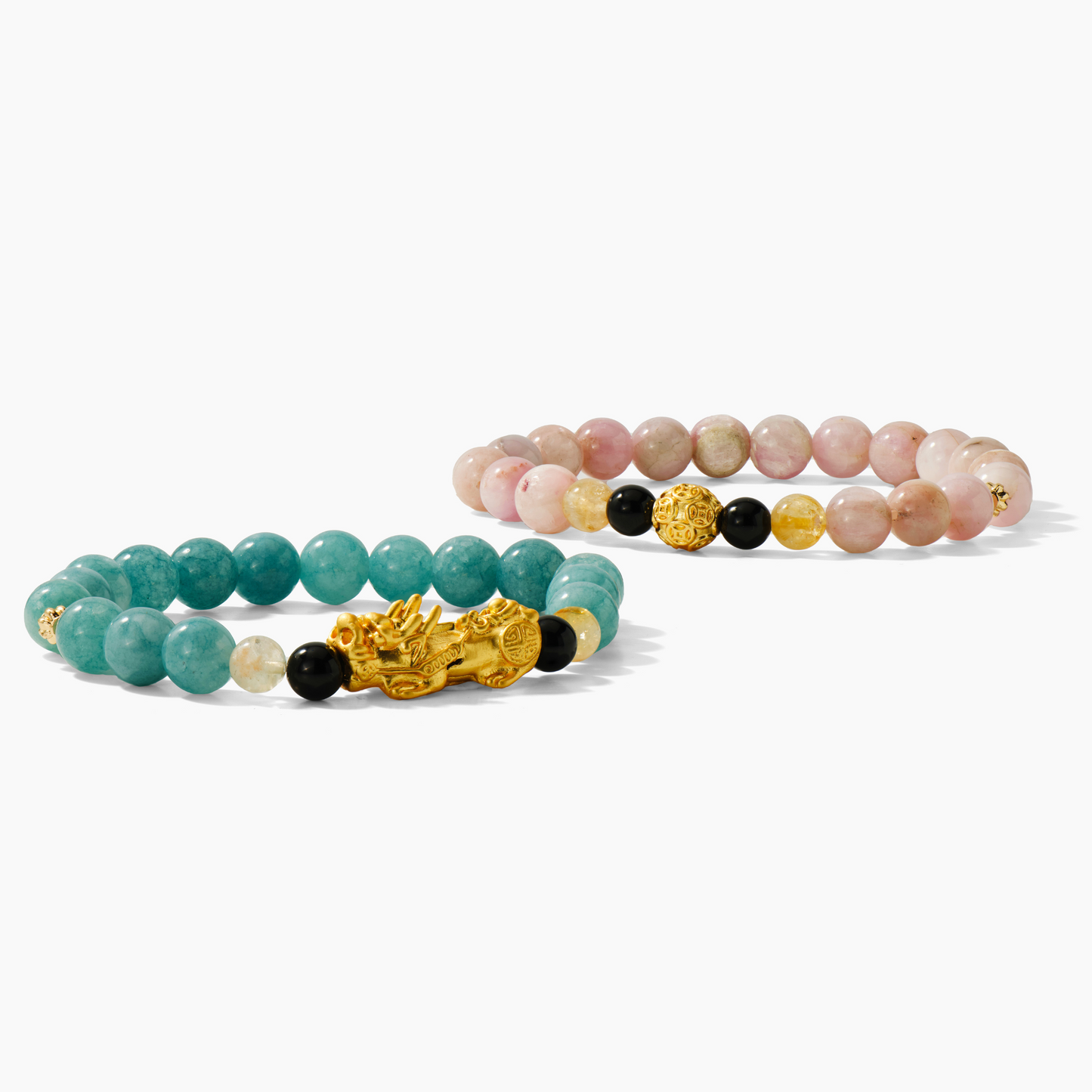 Cancer Double Love and Money Bracelet Stack