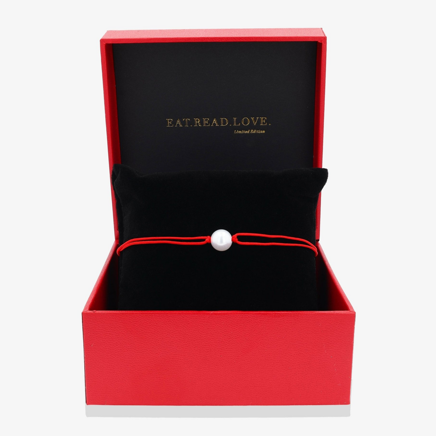 Purity Pearl Red Thread Bracelet