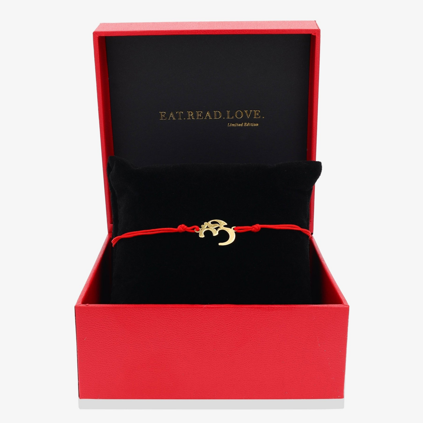 14k REAL Gold OM Red Thread Bracelet