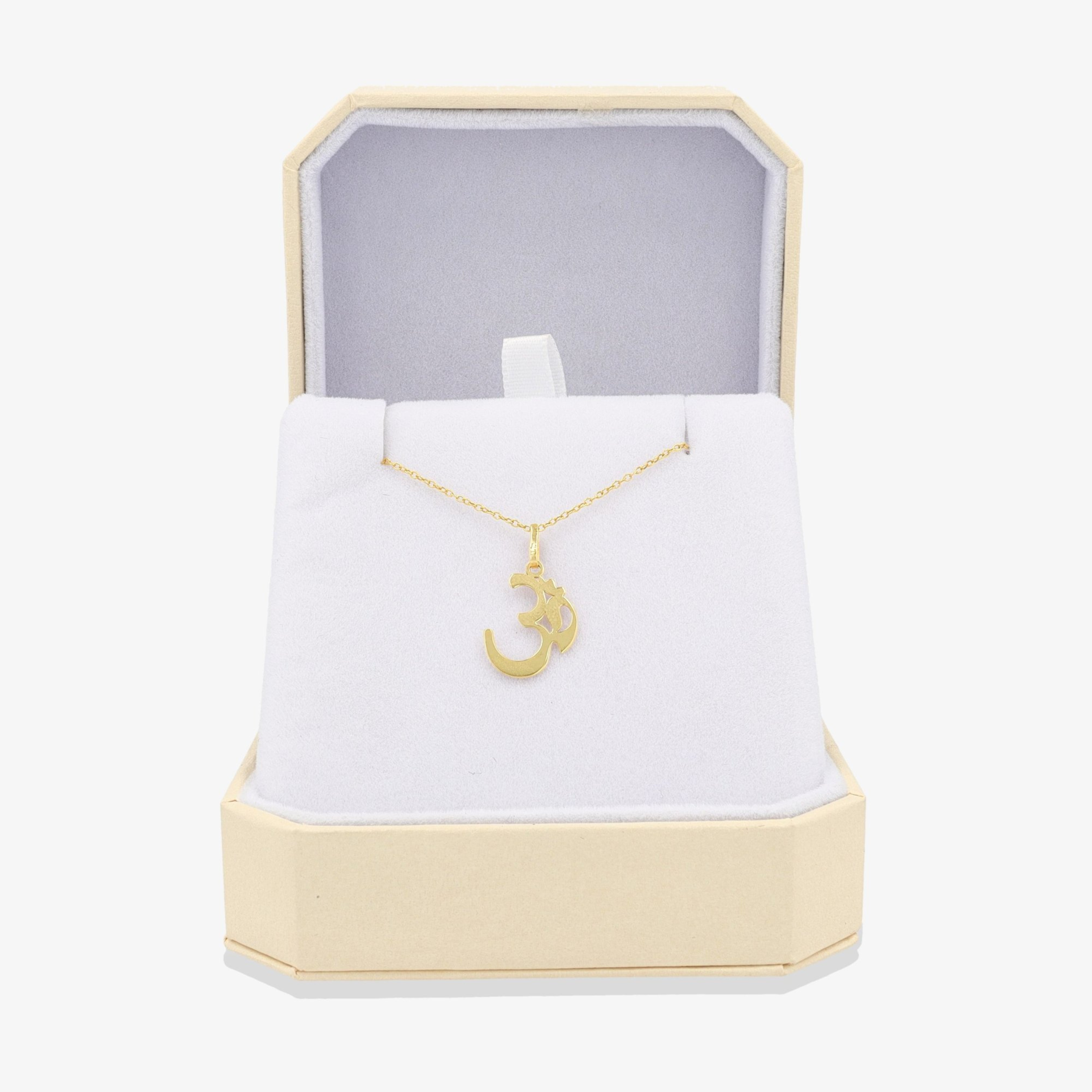 OM Pendant 14k REAL Gold