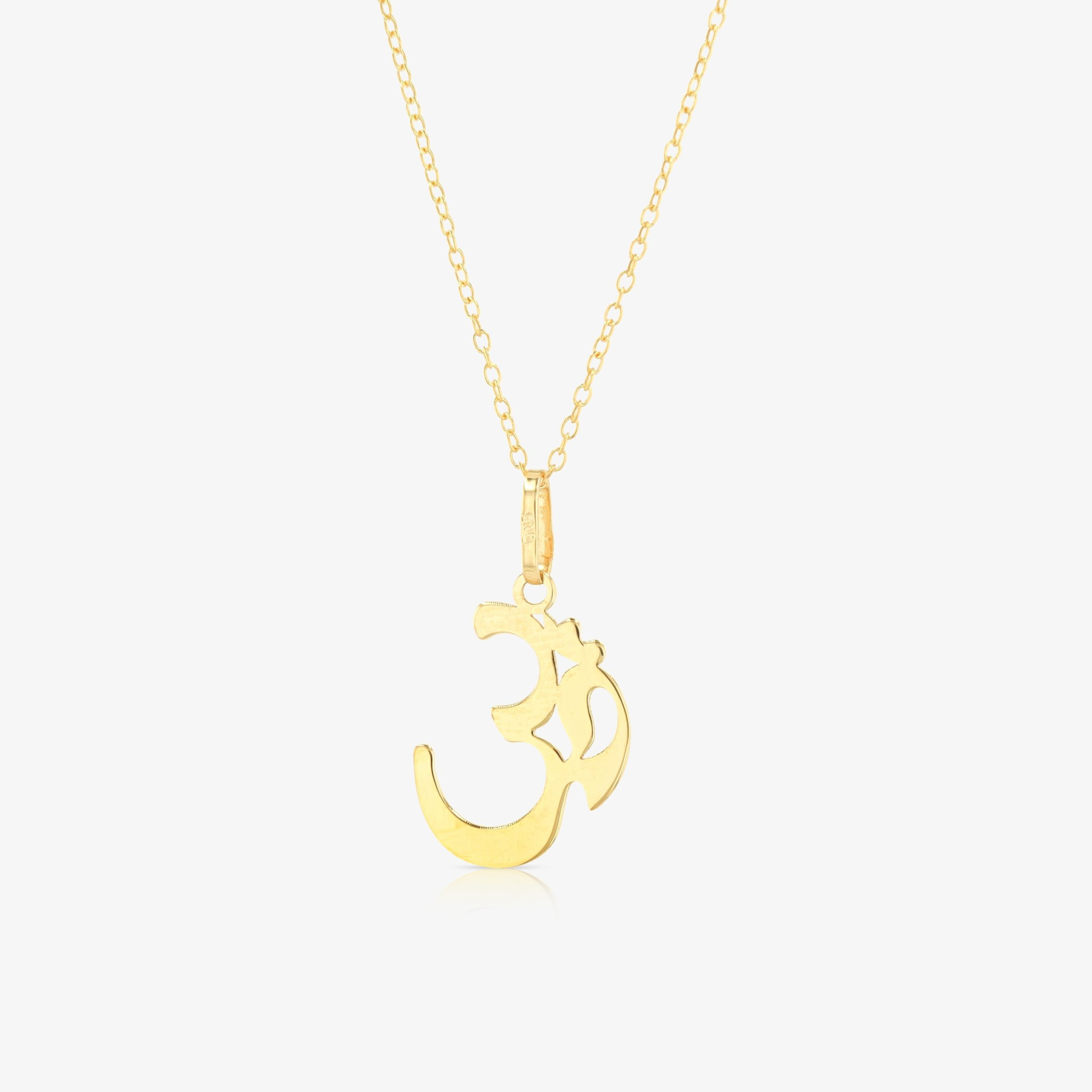 OM Pendant 14k REAL Gold