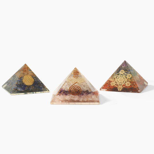 Mystical Manifestation Crystal Pyramid