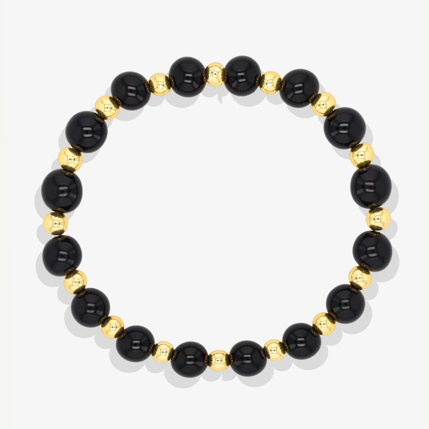 Energized Fortune Trio Gemstone Bracelet With REAL Gold