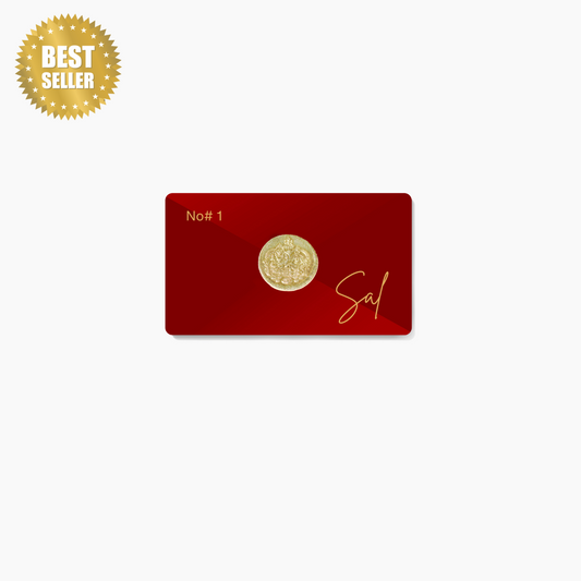 Limited Edition Lucky Lakshmi Golden Coin - Signed and Sealed By Sal