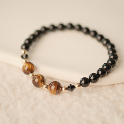 Scorpio Lucky Zodiac Trio Crystal Bracelet