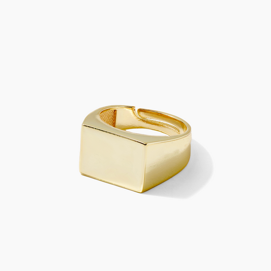 Signet Adjustable Gold Vermeil