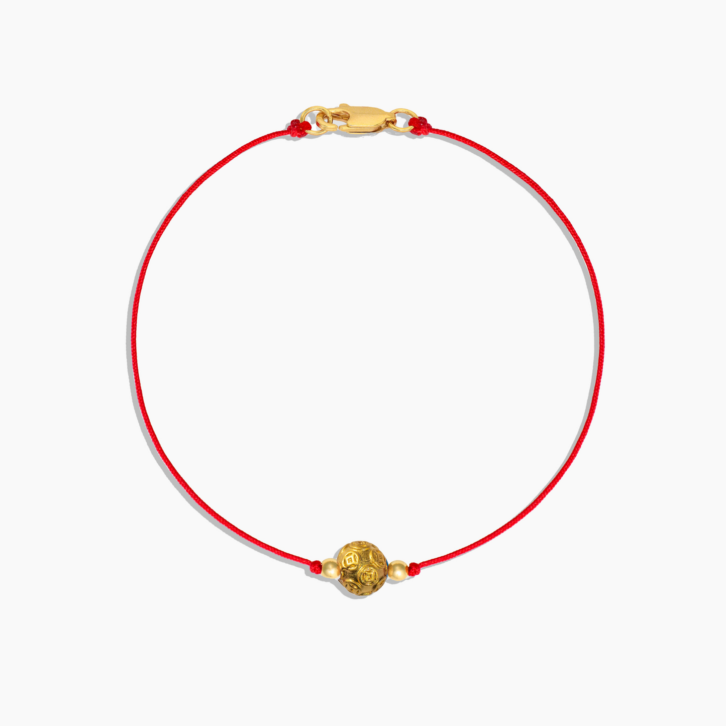 Money Ball Lucky Red Thread Bracelet