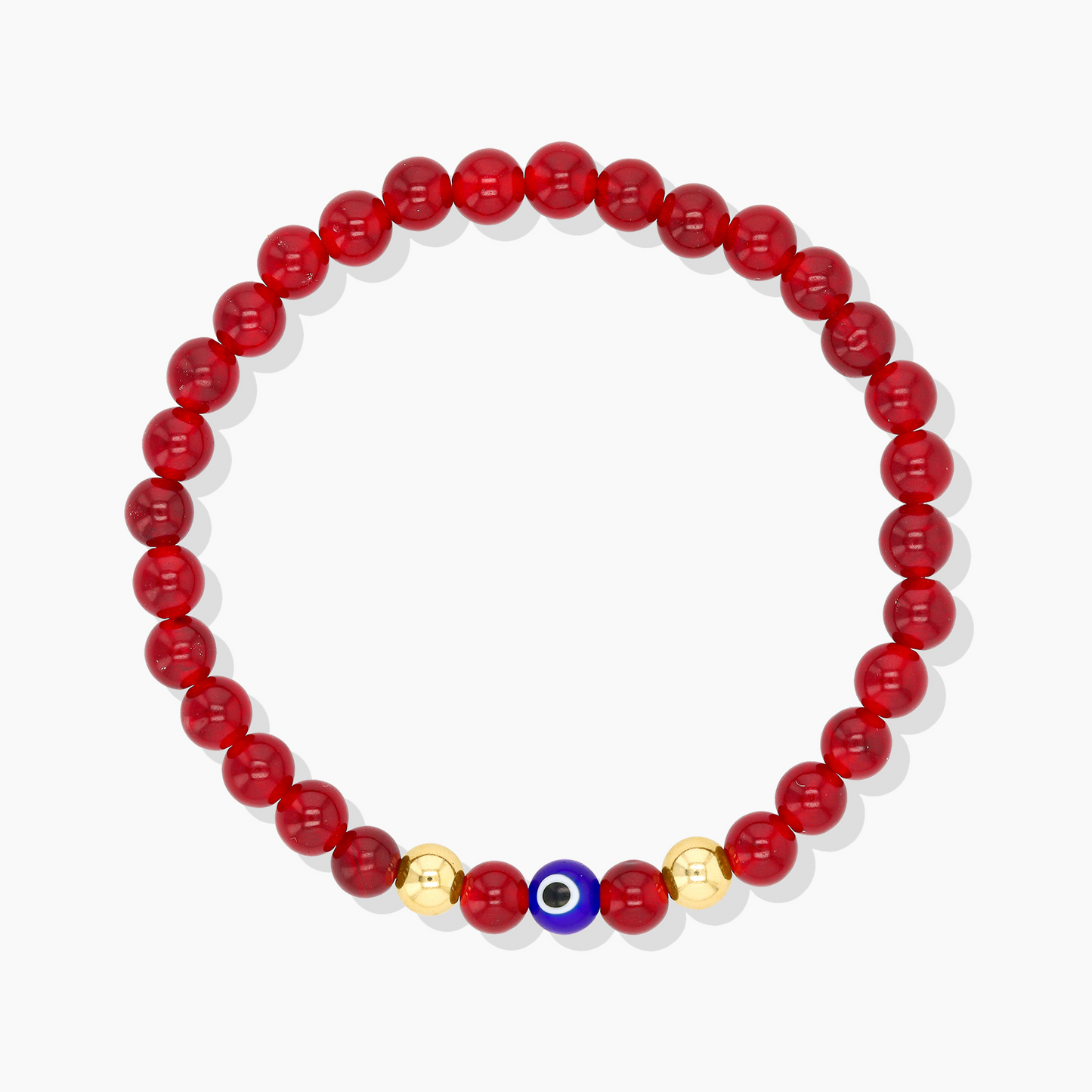 Pisces Zodiac Evil Eye Real Gold Eclipse Energy Bracelet