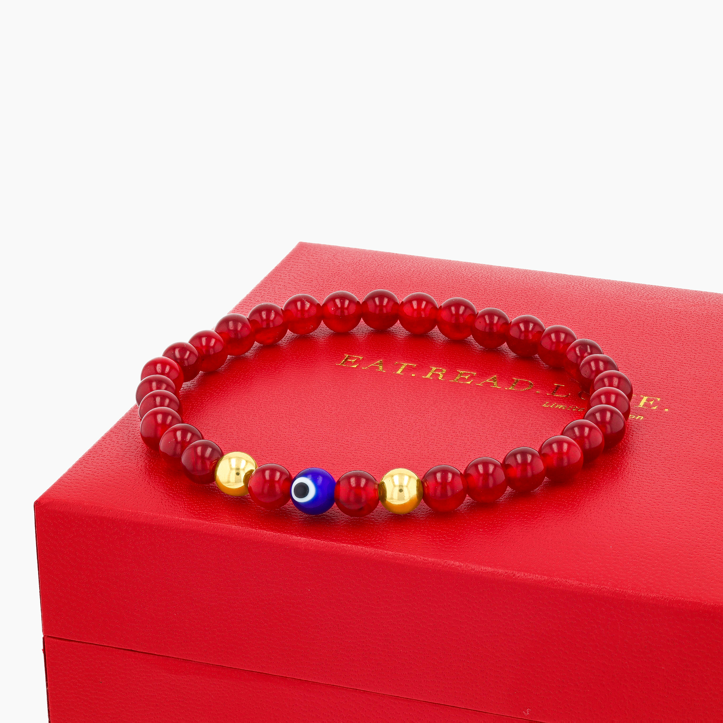 Pisces Zodiac Evil Eye Real Gold Eclipse Energy Bracelet