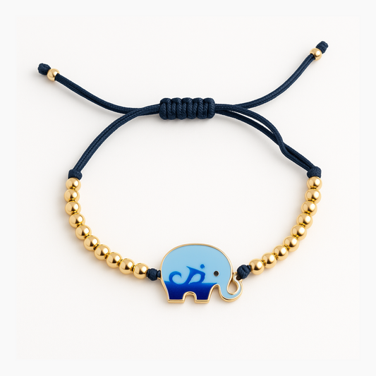 Lucky Elephant Gold Filled Bracelet