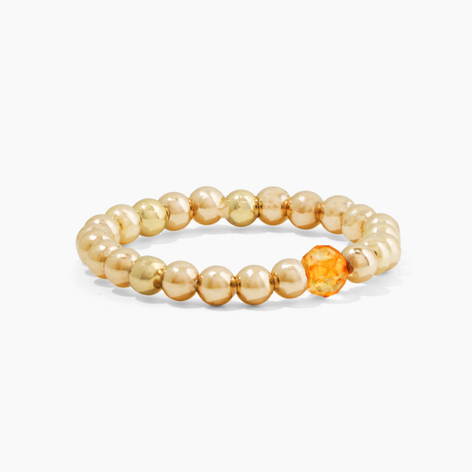 Citrine Ring Of Millions REAL Gold