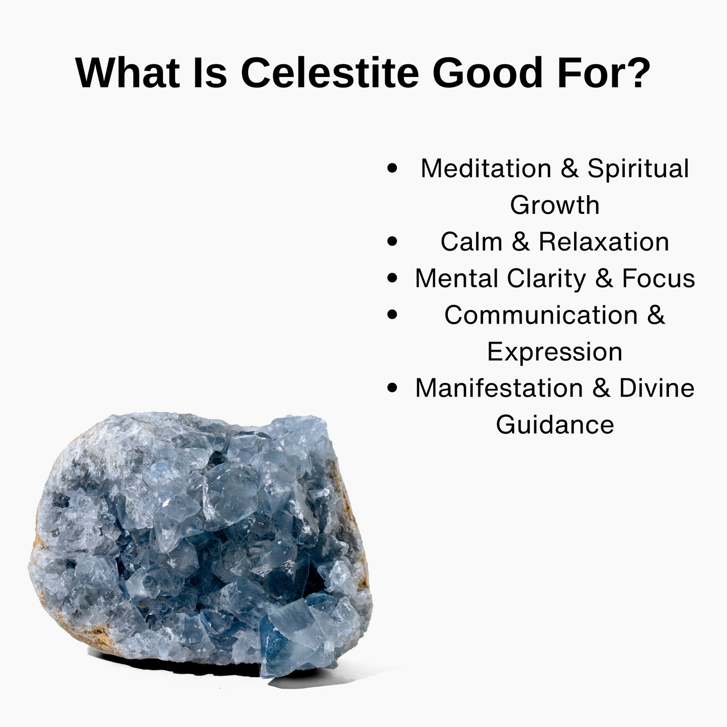 Sal's Energized Blue Celestite Crystal