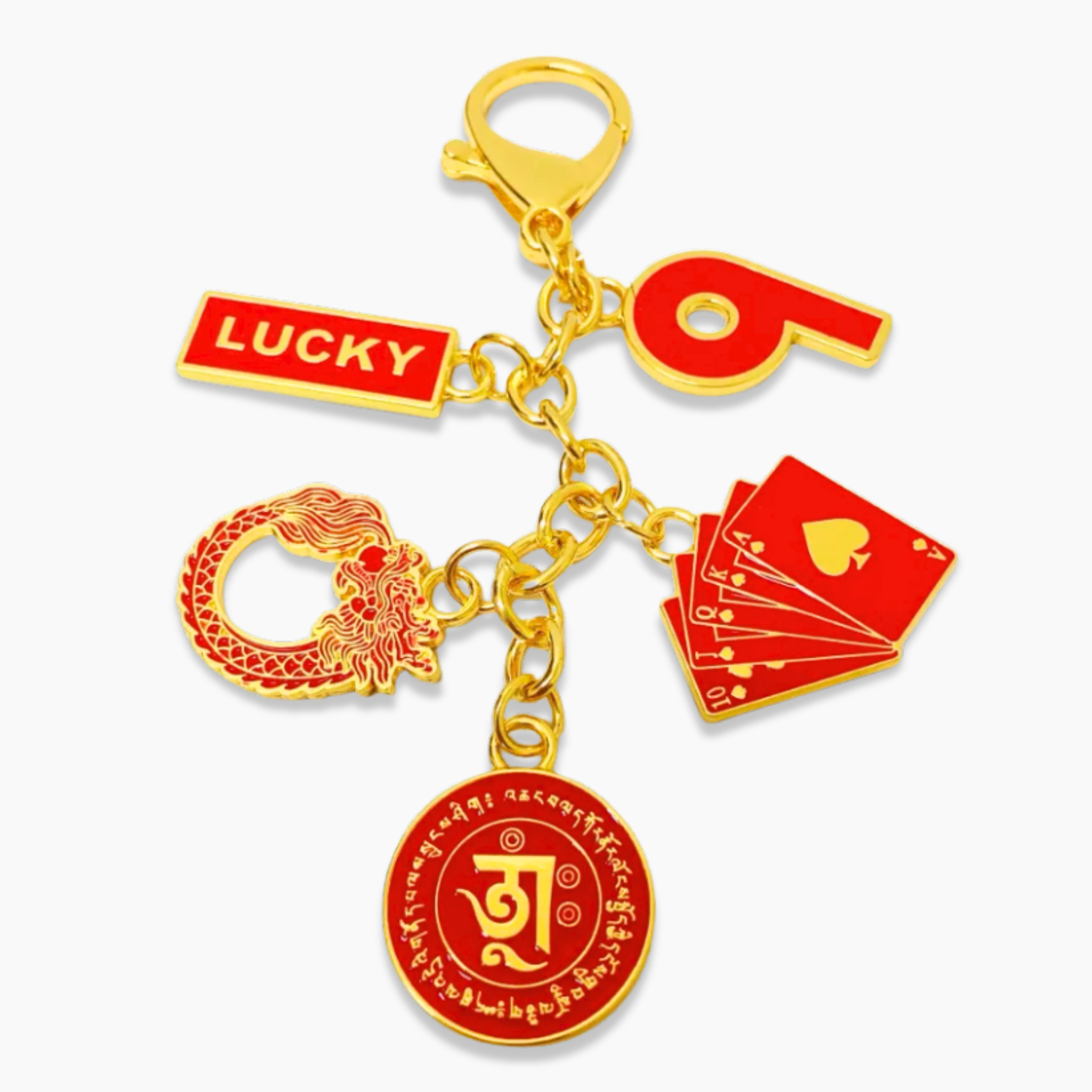 Feng Shui Lucky 9 Keychain