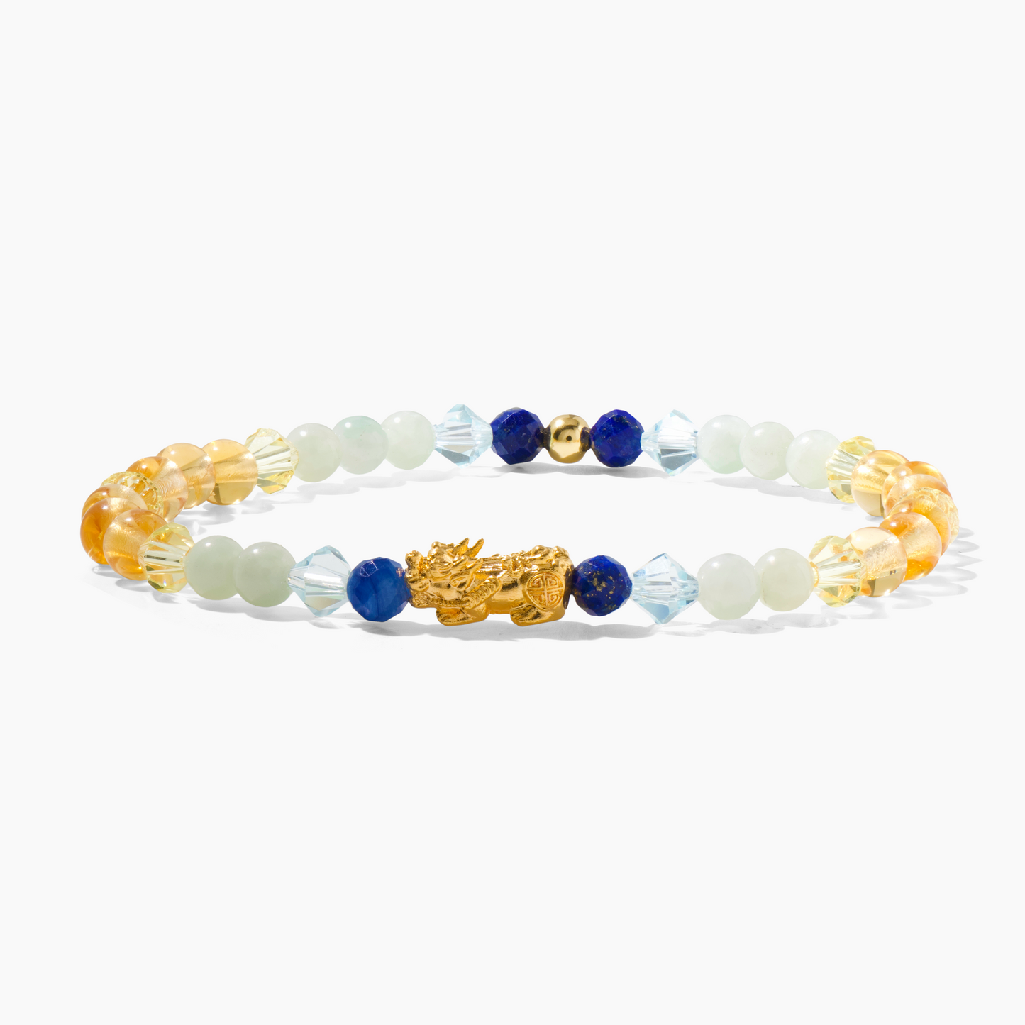 Citrine 11:11 Portal Bracelet - 18k REAL Gold Pixiu