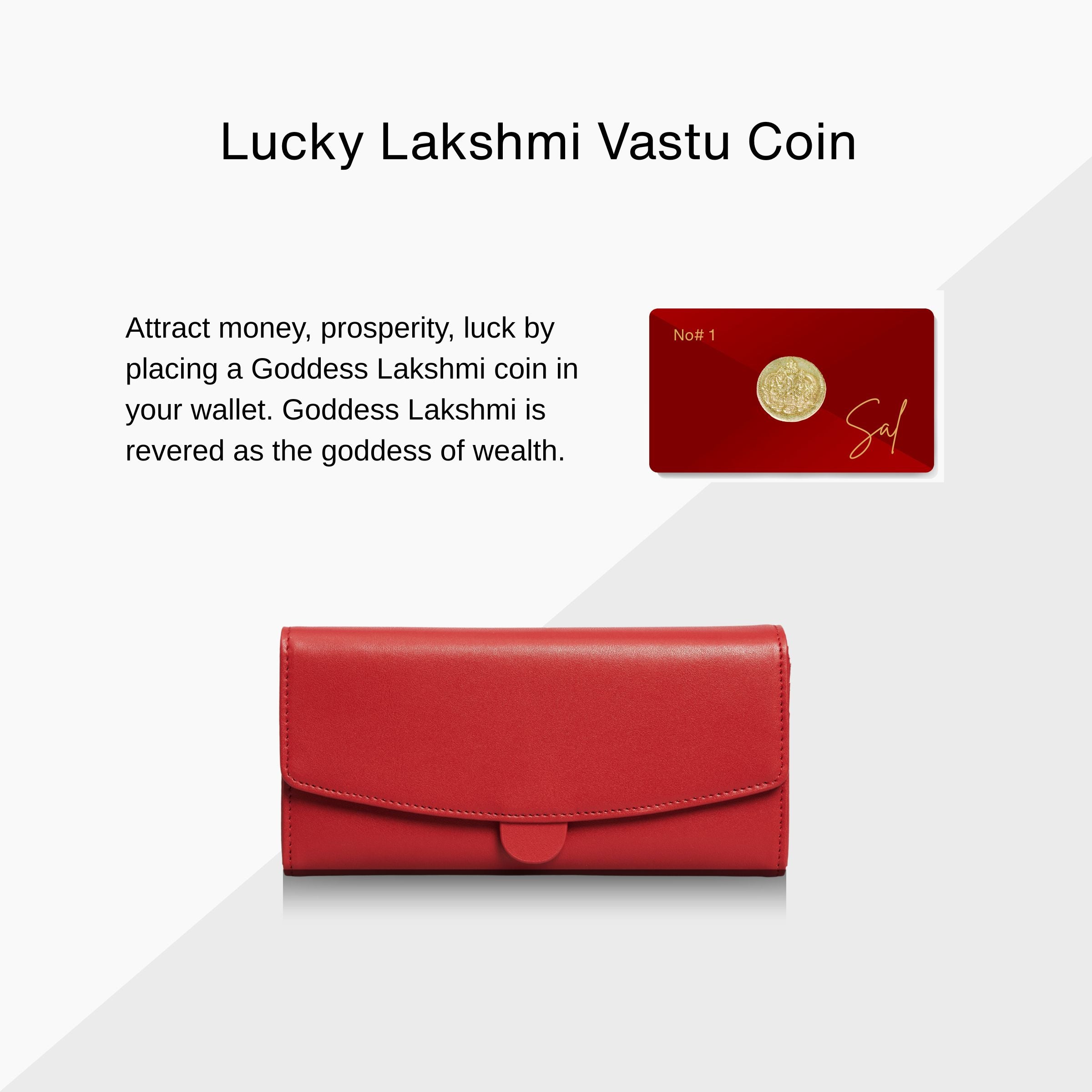 Limited Edition Lucky Lakshmi Golden Coin - Signed and Sealed By Sal