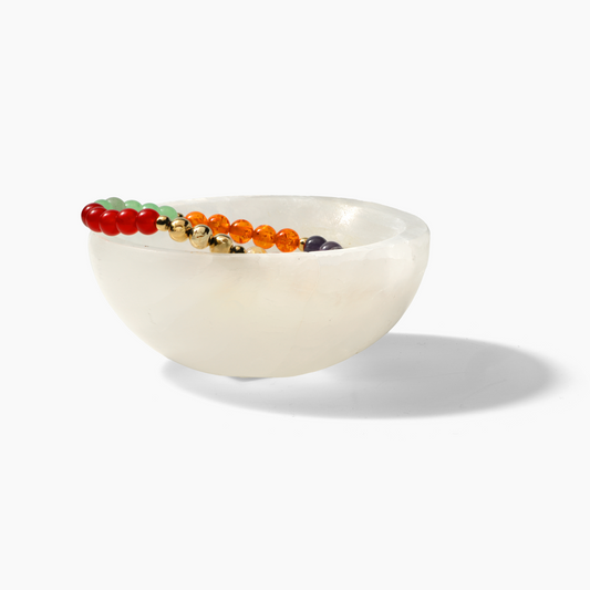 Selenite Charging Bracelet Bowl