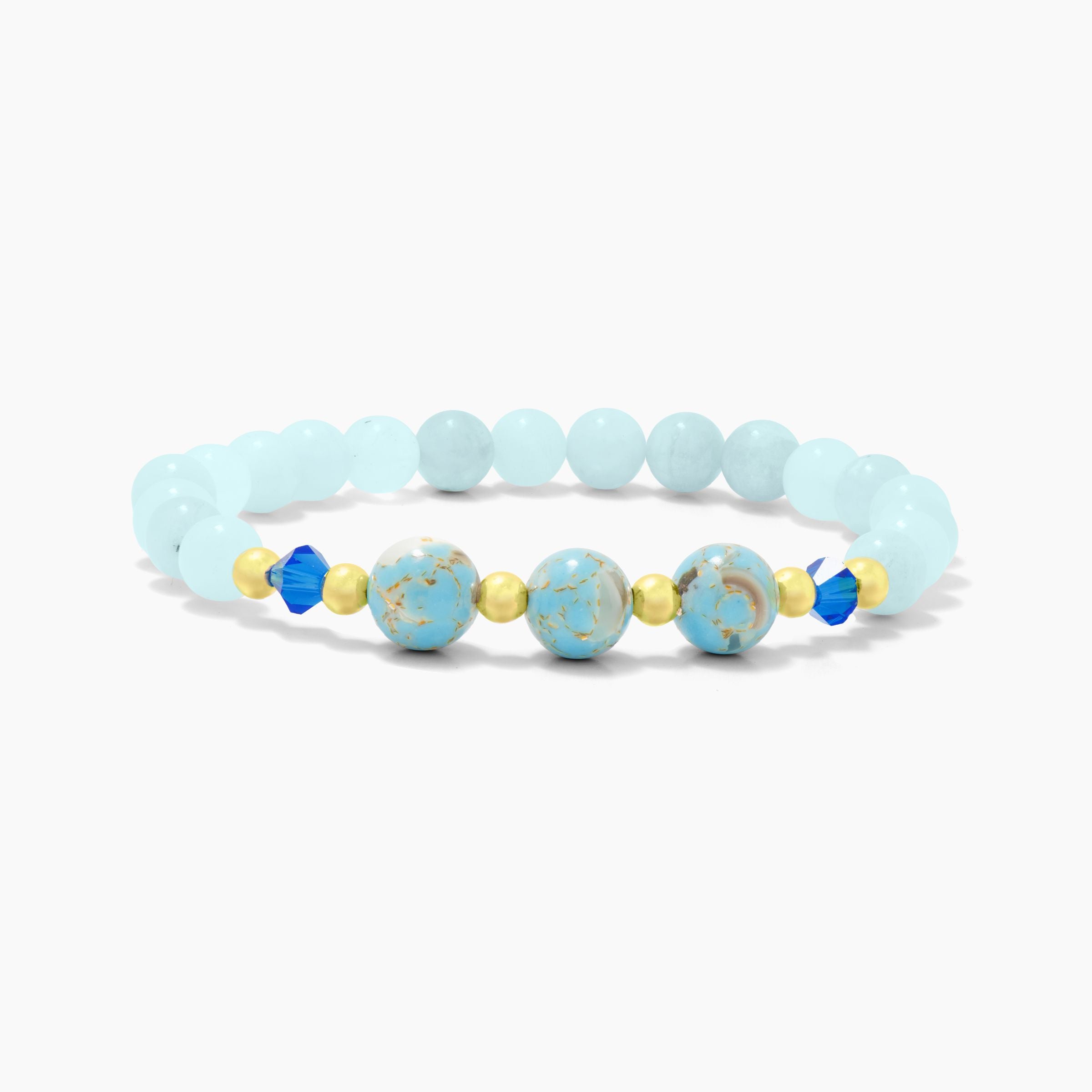 Sagittarius Lucky Zodiac Trio Crystal Bracelet