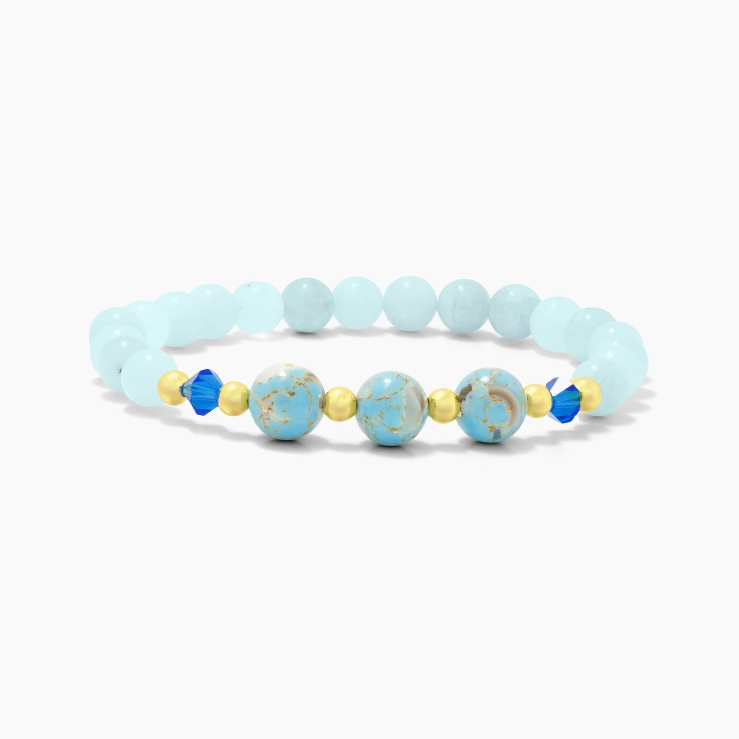 Sagittarius Lucky Zodiac Trio Crystal Bracelet