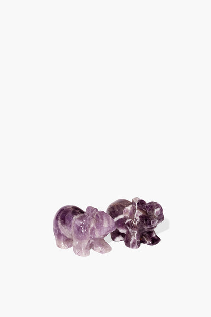 Amethyst Crystal Lucky Elephant - Eat.Read.Love.