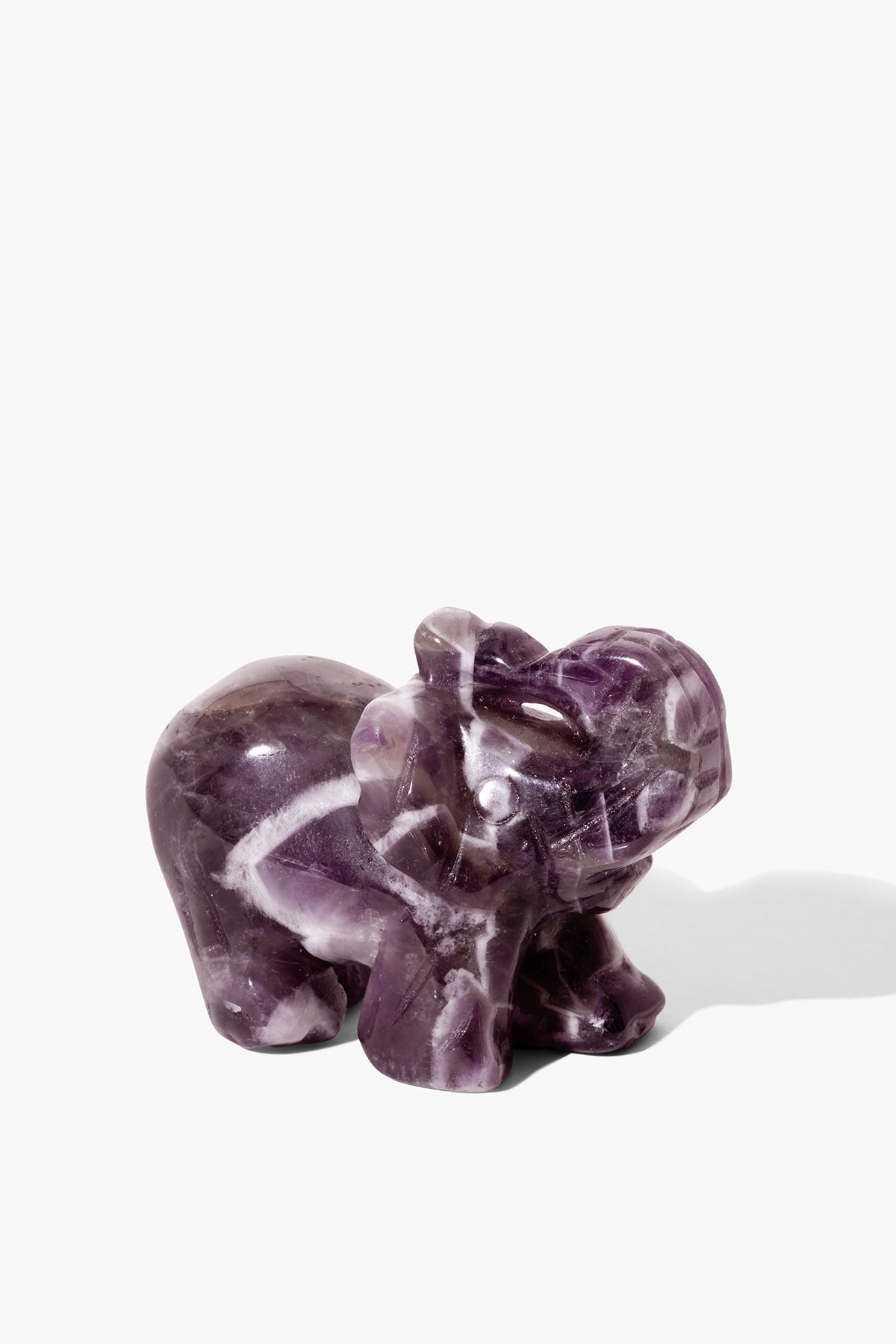 Amethyst Crystal Lucky Elephant - Eat.Read.Love.