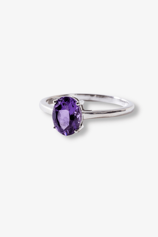 Amethyst Crystal Ring - Eat.Read.Love.