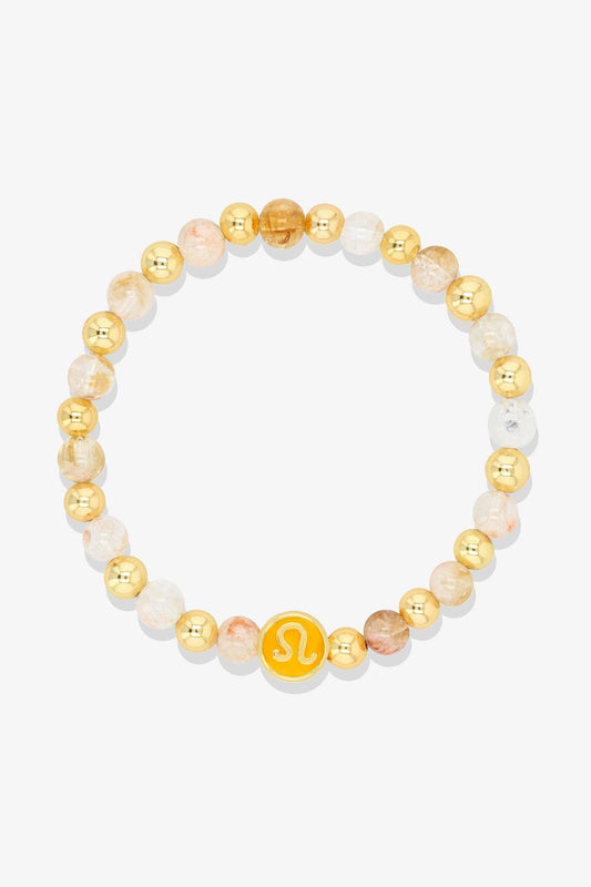 Aquarius - Citrine Zodiac Gold Vermeil Bracelet - Eat.Read.Love.