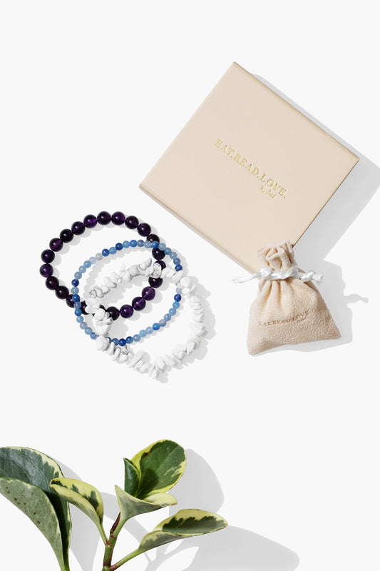 Aquarius Stackable Bracelet Set - Eat.Read.Love.