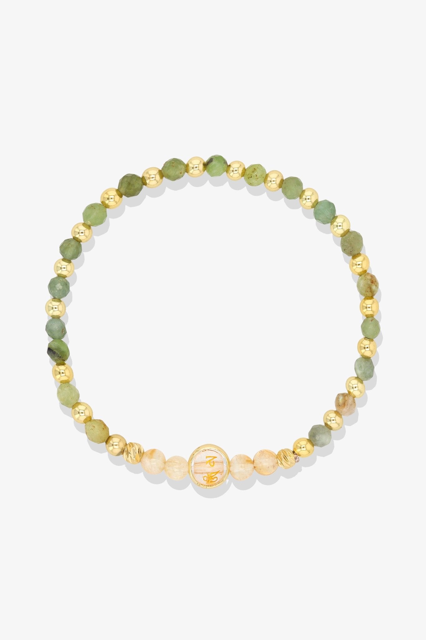 Aries Tanzanite Gold Vermeil Fortune Zodiac Bracelet - Eat.Read.Love.